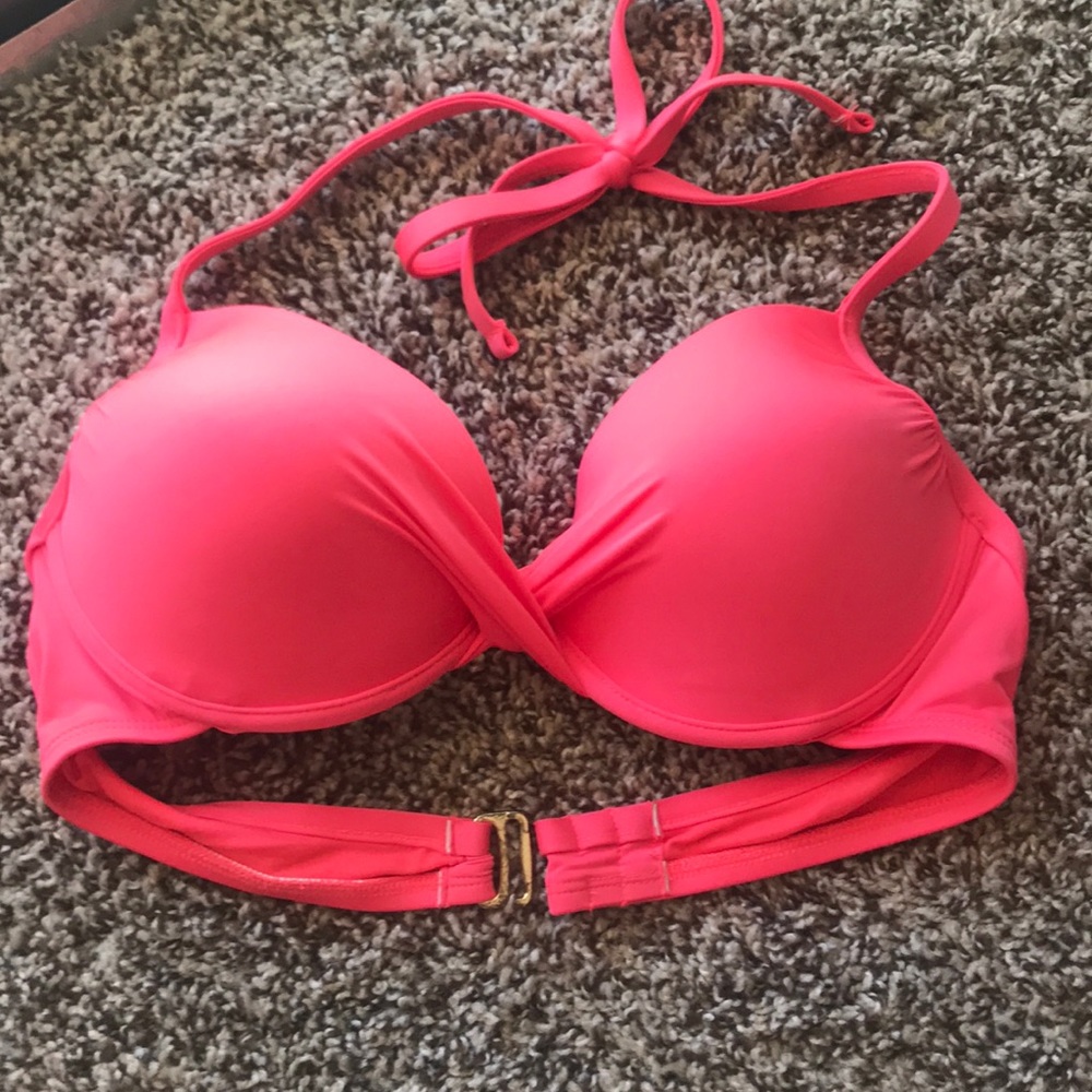 Pink bikini top sz M